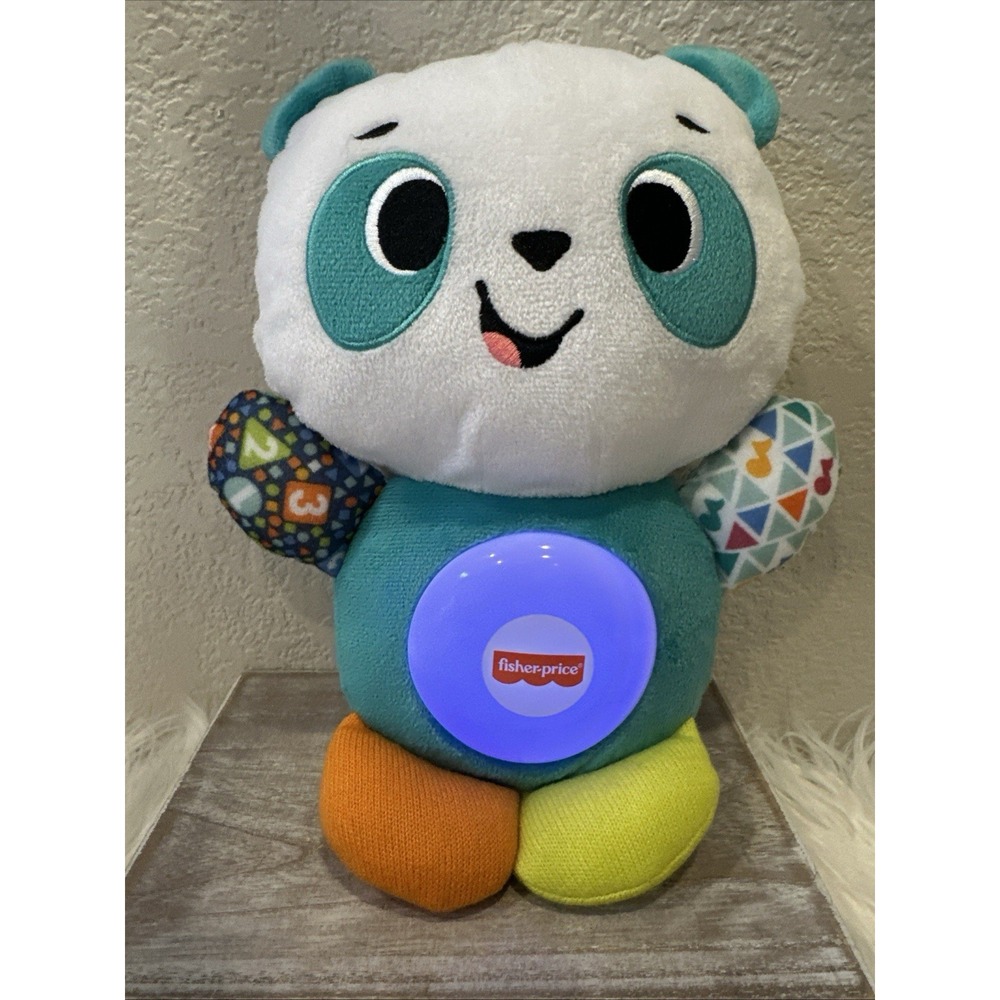 $19 🌙 Fisher Price Linkimals Play Together Panda Musical Plush CLEAN WORKS